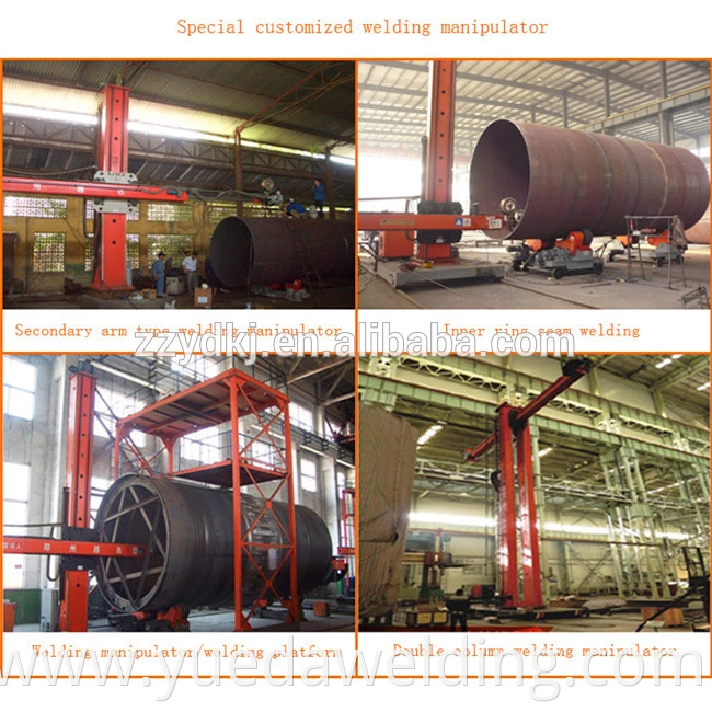 Wind Tower Production Line Column And Boom Pipe Welding Lifting Manipulator